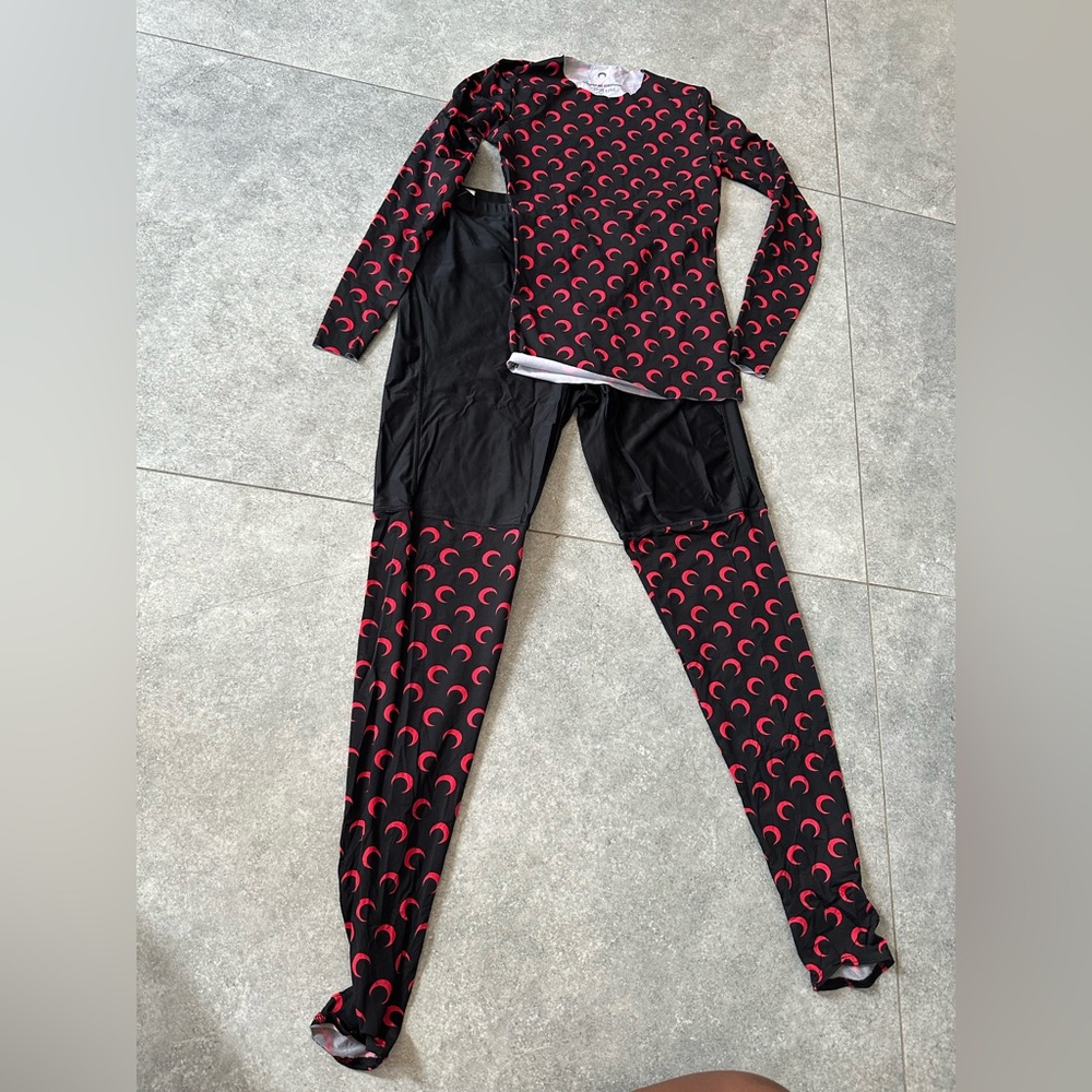 Marine serre set  Black and Red
